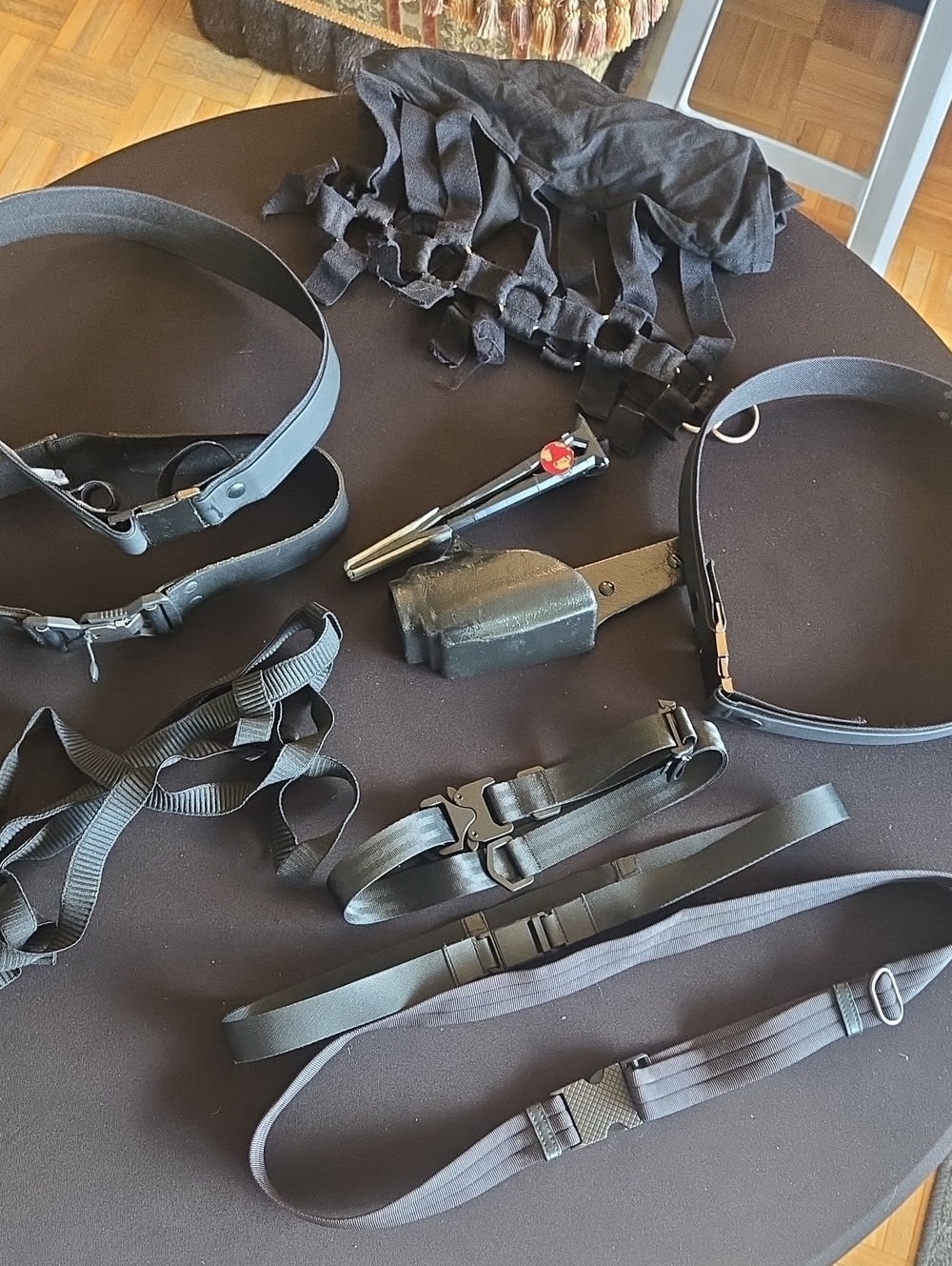 Black Tactical Belt Strap Accessories Star Trek S4 Wardrobe Lot